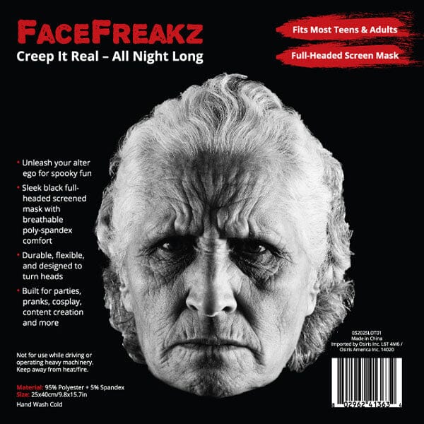 FaceFreakz Sheisty Mask Transparent Halloween Stocking Balaclava (Multiple Styles) - Image 12