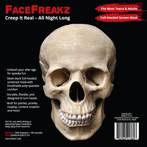 FaceFreakz Sheisty Mask Transparent Halloween Stocking Balaclava (Multiple Styles) - Image 6