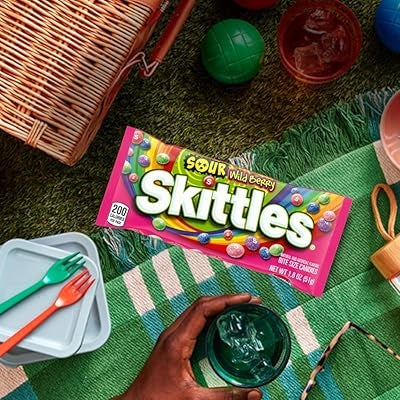 SKITTLES Sour Wild Berry Candy Single Pack - Image 3