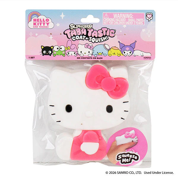 SlimyGloop x Sanrio Tabatastic Coat N' Squish Taba Squishy Fidget Toy - Hello Kitty - Image 4