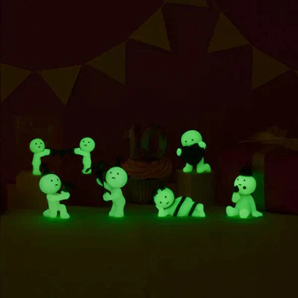 Smiski 10th Birthday Series Collectible Glow in the Dark Figurine Blind Box (1pc) - Image 5