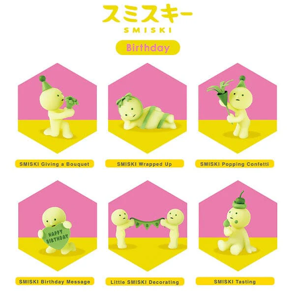Smiski 10th Birthday Series Collectible Glow in the Dark Figurine Blind Box (1pc) - Image 7