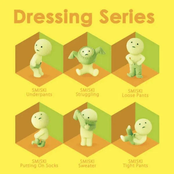 Smiski Dressing Series Collectible Glow in the Dark Figurine Blind Box (1pc) - Image 9