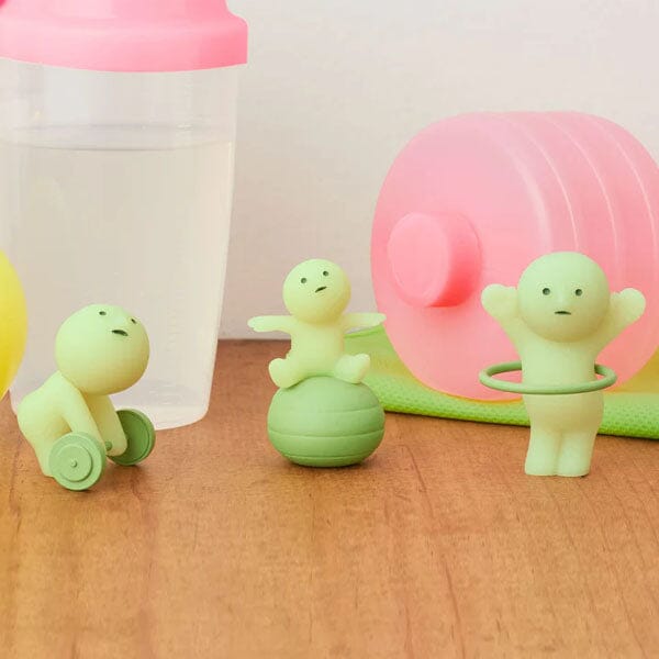 Smiski Exercising Series Collectible Glow in the Dark Figurine Blind Box (1pc) - Image 2