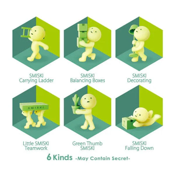 Smiski Moving Series Collectible Glow in the Dark Figurine Blind Box (1pc) - Image 7