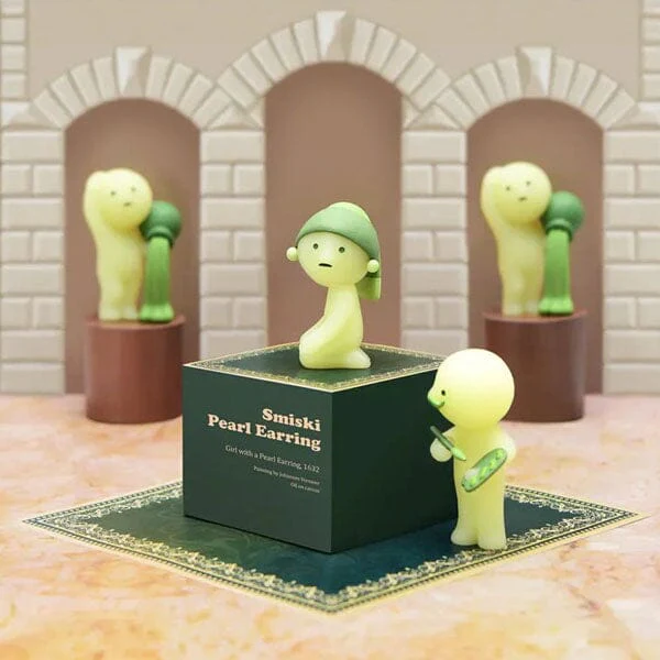 Smiski Museum Series Collectible Glow in the Dark Figurine Blind Box (1pc) - Image 4