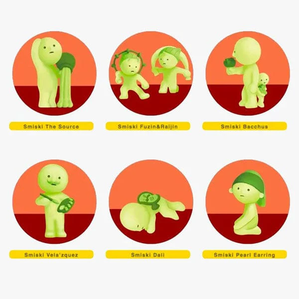 Smiski Museum Series Collectible Glow in the Dark Figurine Blind Box (1pc) - Image 9