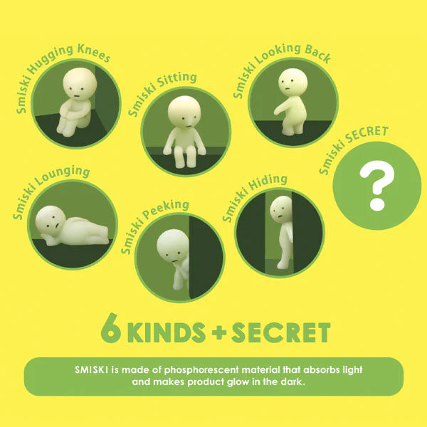 Smiski Series 1 Collectible Glow in the Dark Figurine Blind Box (1pc) - Image 5