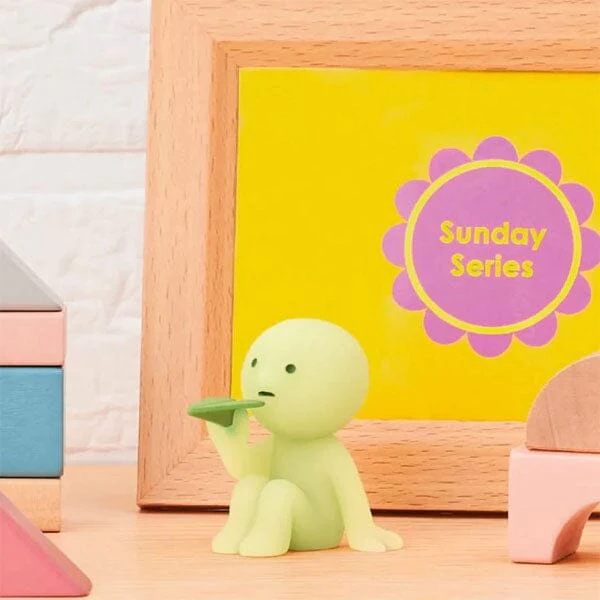 Smiski Sunday Series Collectible Glow in the Dark Figurine Blind Box (1pc) - Image 3