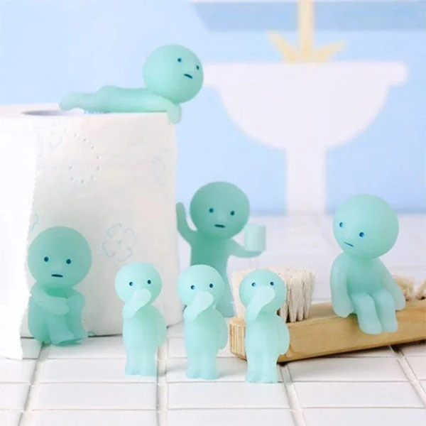 Smiski Toilet Series Collectible Glow in the Dark Figurine Blind Box (1pc) - Image 2