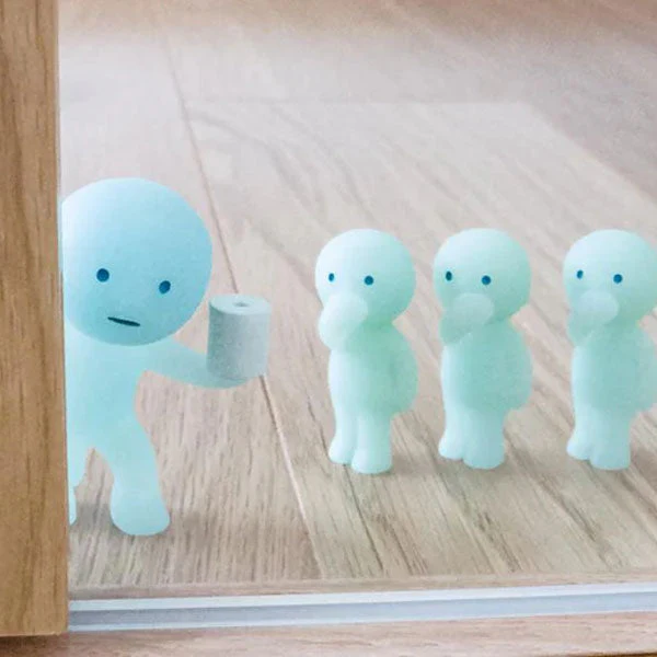 Smiski Toilet Series Collectible Glow in the Dark Figurine Blind Box (1pc) - Image 5