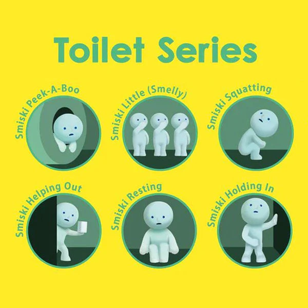 Smiski Toilet Series Collectible Glow in the Dark Figurine Blind Box (1pc) - Image 6