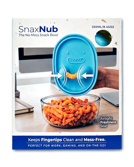 SnaxNub The No-Mess Snack Bowl w/ Silicone Pinchers (250mL Capacity) Color Ships Assorted - Image 5