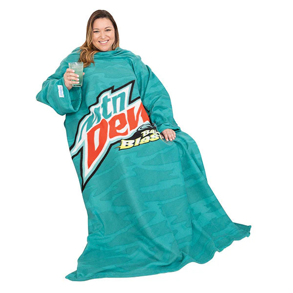 Snuggie® The Original Wearable Blanket Fleece Mountain Dew Baja Blast - Image 3