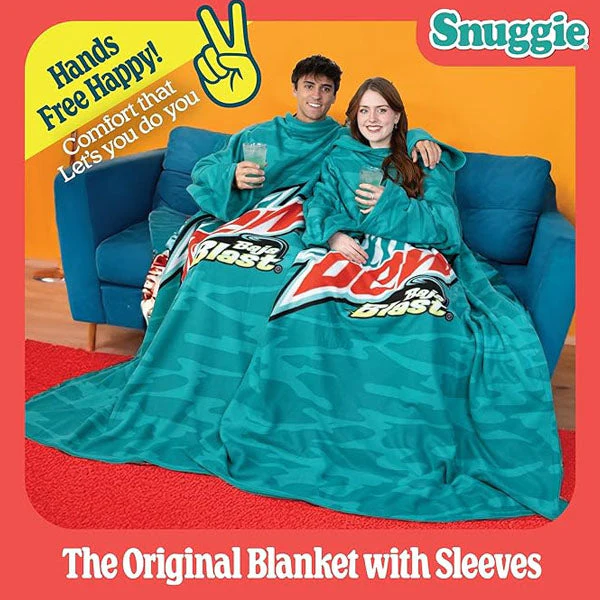 Snuggie® The Original Wearable Blanket Fleece Mountain Dew Baja Blast - Image 5