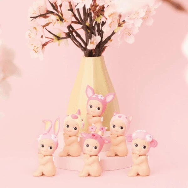 Sonny Angel Collectable Mini Cherub Figurines Cherry Blossom Series Hanami Edition Blind Box (1pc) - Image 3