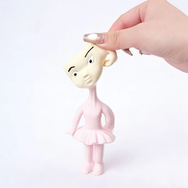 SqueezeSquad Italian Brainrot Taba Deluxe Premium Silicone Squishy® Fidget Toy - Cappuccino Dancer Meme Buddy - Image 3