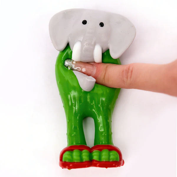 SqueezeSquad Italian Brainrot Taba Deluxe Premium Silicone Squishy® Fidget Toy - Elephant Cactus Meme Buddy - Image 3