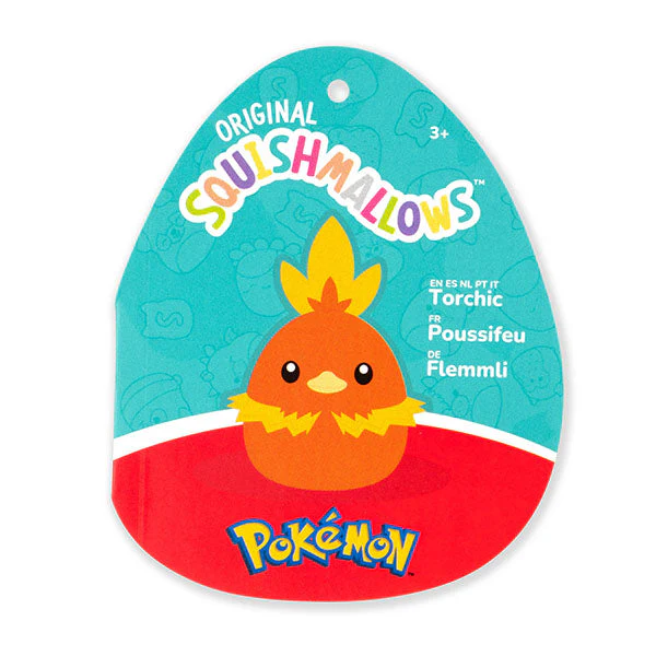 Squishmallows Super Soft Plush Toys 10" Pokémon Squad - Torchic - Image 4
