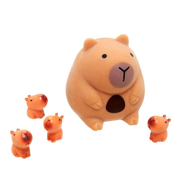 Squishy Capybara Fidget Toys Mother & Babies Mystery Box - Image 4