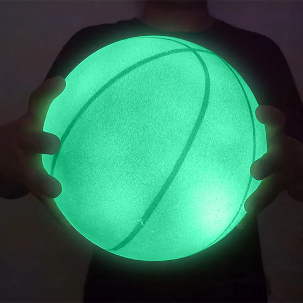 StealthDunk Glow-in-the-Dark Silent Basketball No. 3 Kids' Size - Image 4