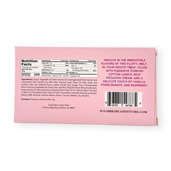 Sugar Bear Candy Pistachio Cream Filled Angel Hair Chocolate Bar (82g) - Image 5