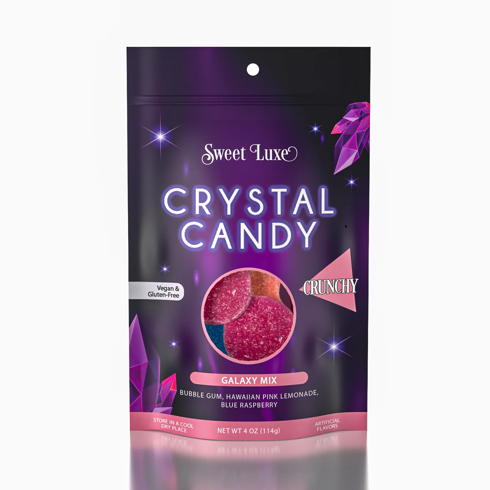 Sweet Luxe™ Extra Crunchy Crystal Candy - Galaxy Flavor Mix