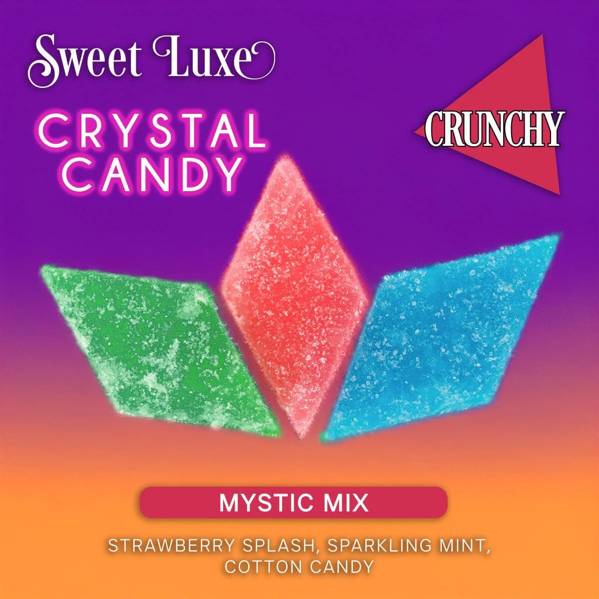 Sweet Luxeâ„¢ Extra Crunchy Crystal Candy - Mystic Flavor Mix - Image 2