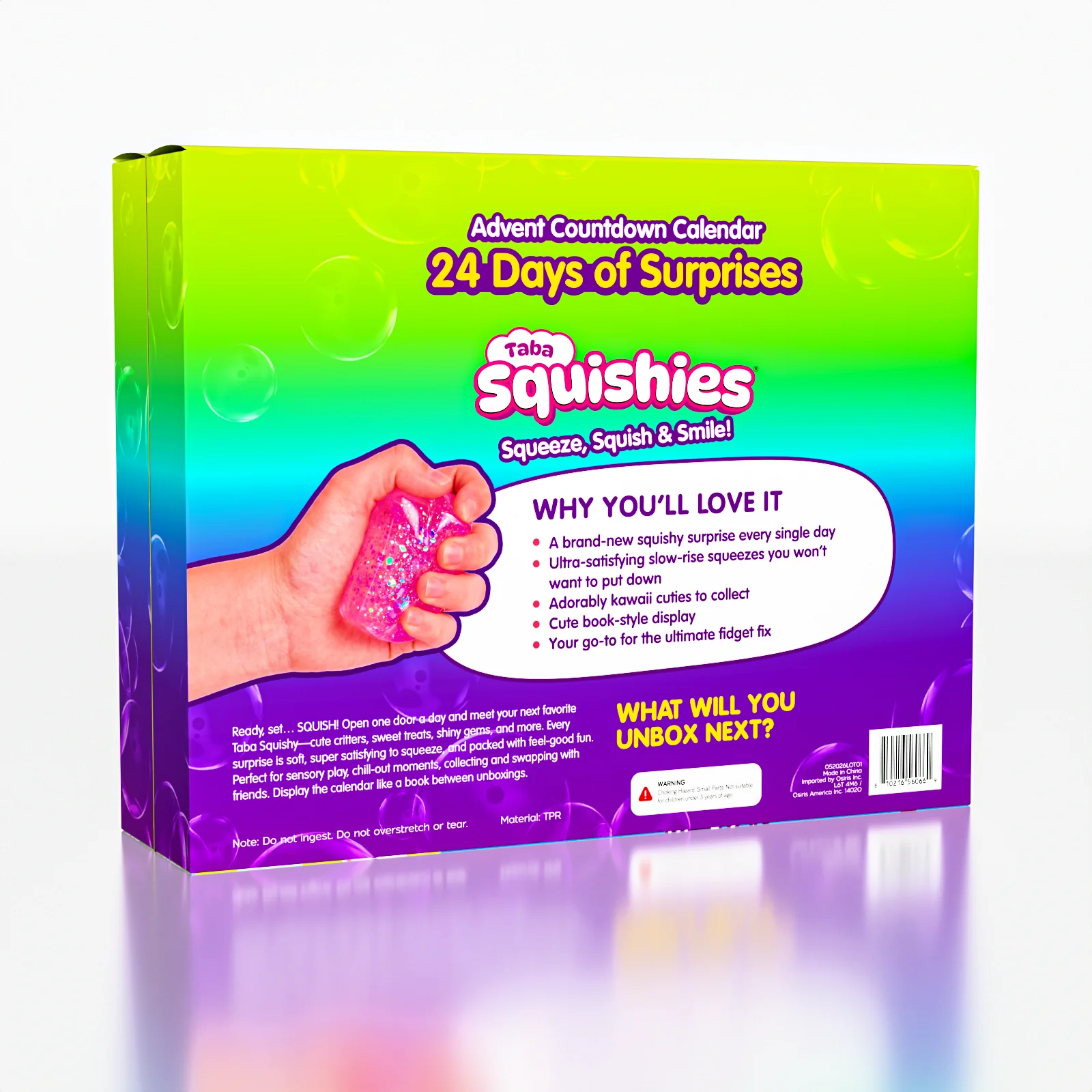 Taba Squishies® Fidget Toys 24-Day Countdown Calendar (24pc) - Image 3