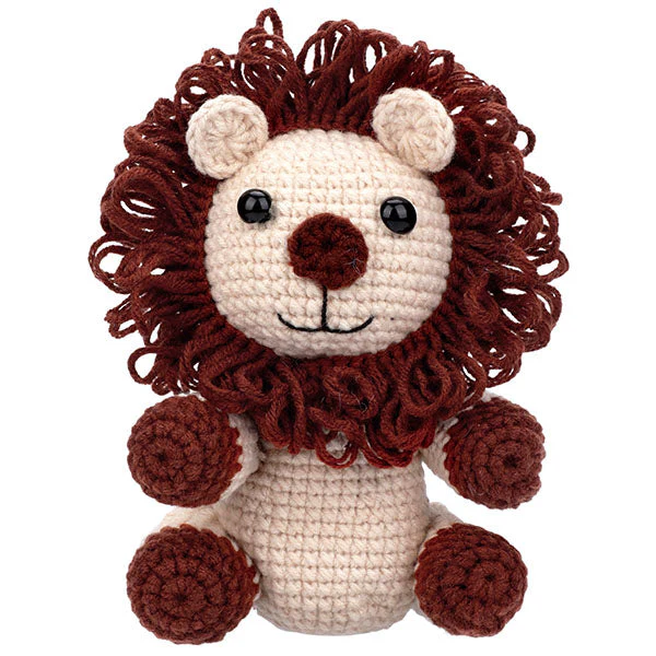 The LOOP Brigade: DIY Crochet Plush Toy Complete Kit For Beginners - Blaze the Lion - Image 3