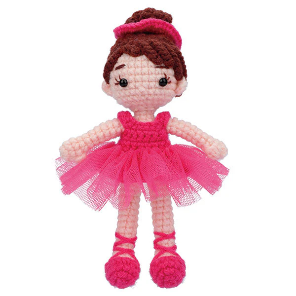 The LOOP Brigade: DIY Crochet Plush Toy Complete Kit For Beginners - Starlet the Ballerina - Image 3
