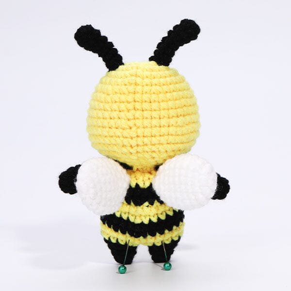 The LOOP Brigade: DIY Mini Crochet Plush Toy Complete Kit For Beginners - Chanel the Bumble Bee - Image 4