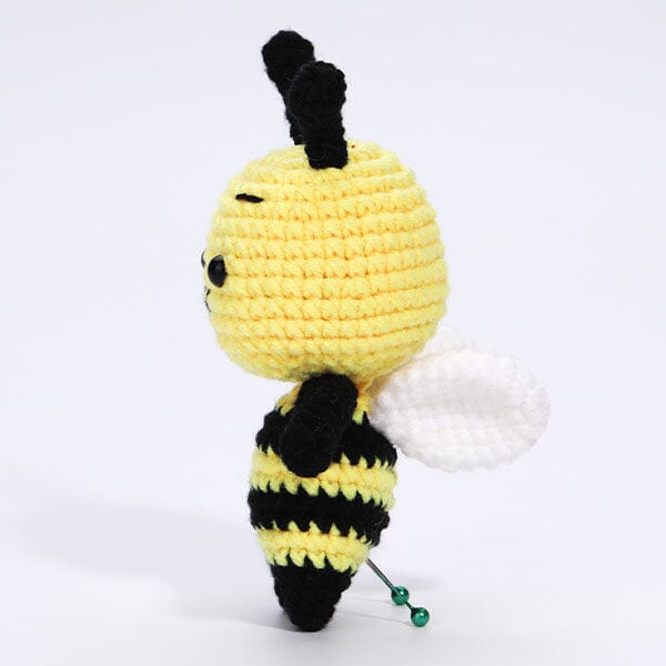 The LOOP Brigade: DIY Mini Crochet Plush Toy Complete Kit For Beginners - Chanel the Bumble Bee - Image 5