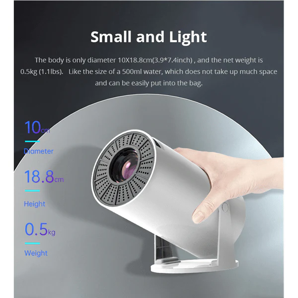 TheaterBeam Projector - Mini Round Projector For Ultimate Experience - Image 7