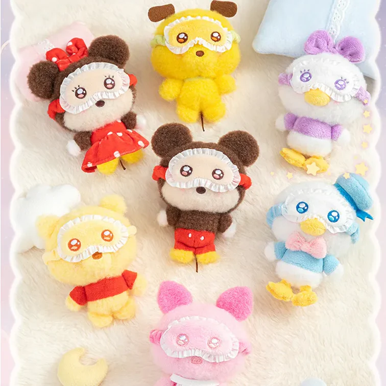 TOP TOY x Disney Squinting Sleepwear Series Plush Pendant Blind Box (1pc) - Image 10