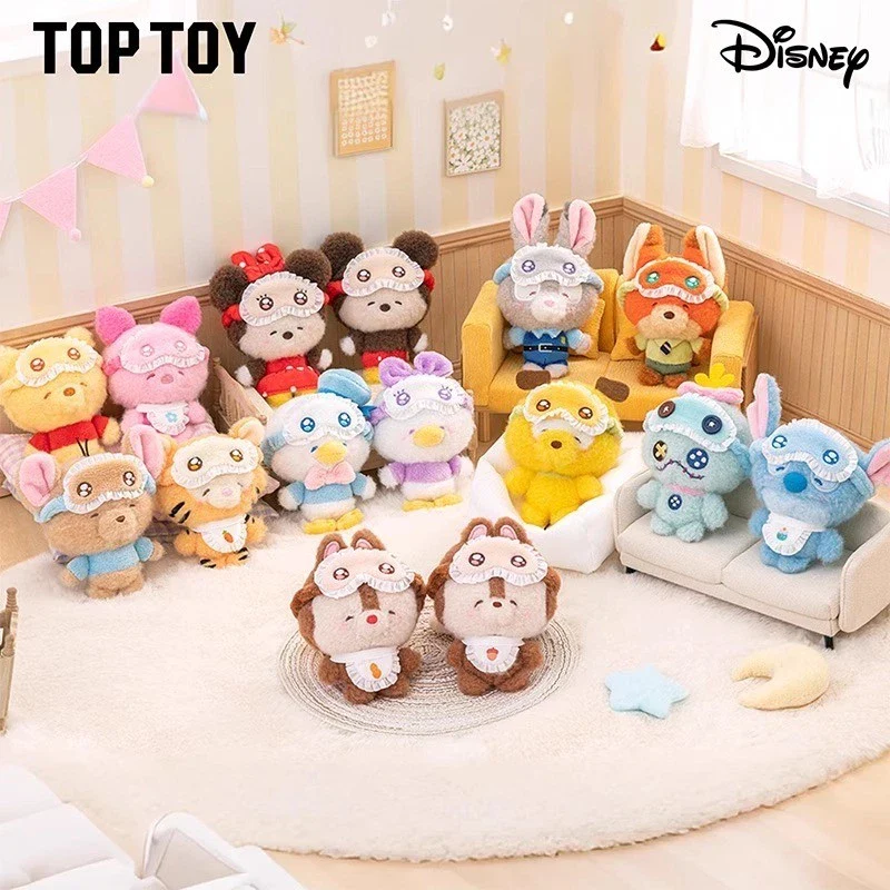 TOP TOY x Disney Squinting Sleepwear Series Plush Pendant Blind Box (1pc) - Image 3
