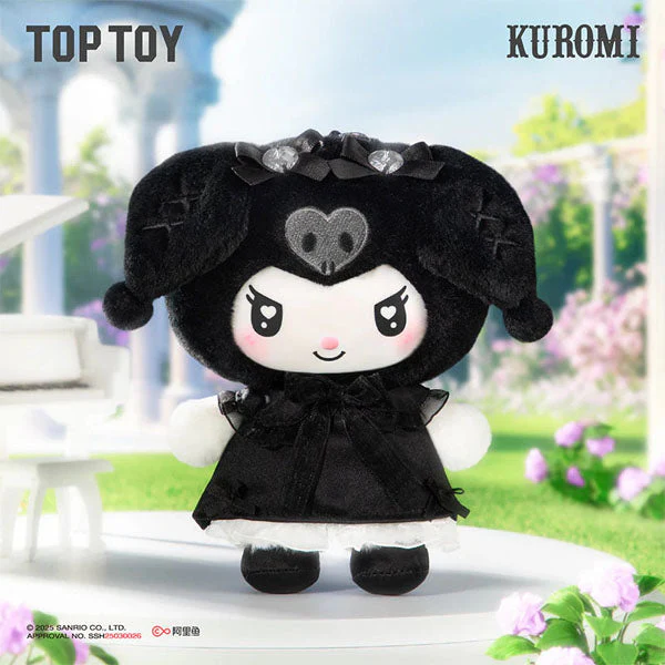 TOP TOY x Sanrio: Kuromi & My Melody "Angel Garden" Series Plush Keychain Blind Box (1pc) - Image 4