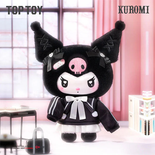 TOP TOY x Sanrio: Kuromi & My Melody "Angel Garden" Series Plush Keychain Blind Box (1pc) - Image 6