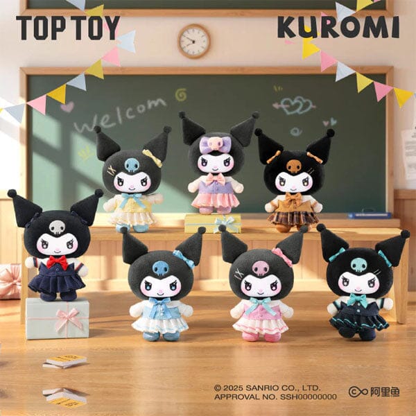 TOP TOY x Sanrio: Kuromi "School Life" Series Plush Keychain Blind Box (1pc) - Image 2