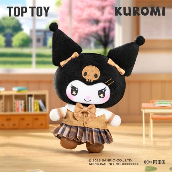 TOP TOY x Sanrio: Kuromi "School Life" Series Plush Keychain Blind Box (1pc) - Image 3
