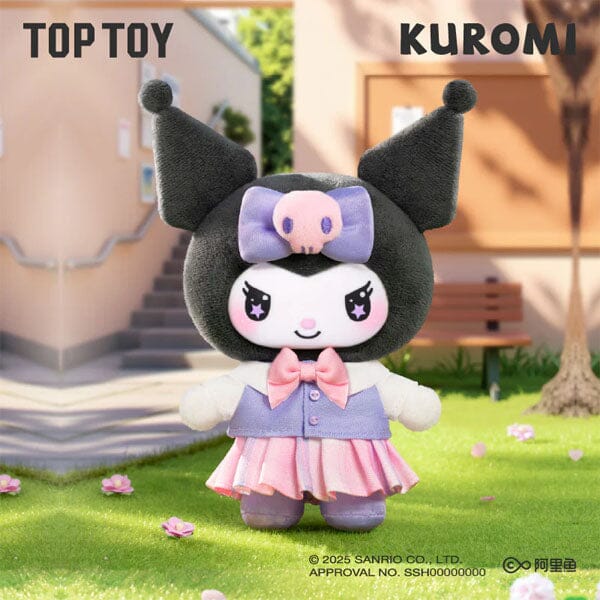 TOP TOY x Sanrio: Kuromi "School Life" Series Plush Keychain Blind Box (1pc) - Image 5