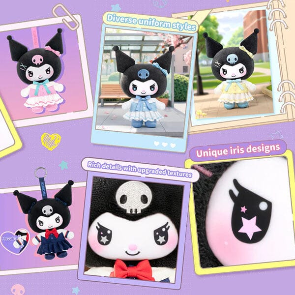 TOP TOY x Sanrio: Kuromi "School Life" Series Plush Keychain Blind Box (1pc) - Image 9