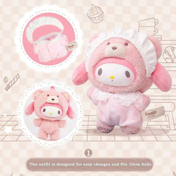 TOP TOY x Sanrio: "Latte Baby" Series Plush Keychain Blind Box (1pc) - Image 7