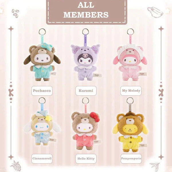 TOP TOY x Sanrio: "Latte Baby" Series Plush Keychain Blind Box (1pc) - Image 9