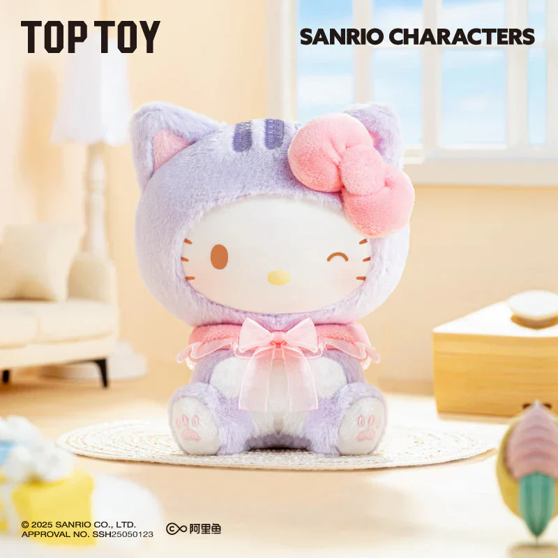 TOP TOY x Sanrio: Play with Kittens Series Plush Keychain Blind Box (1pc) - Image 7