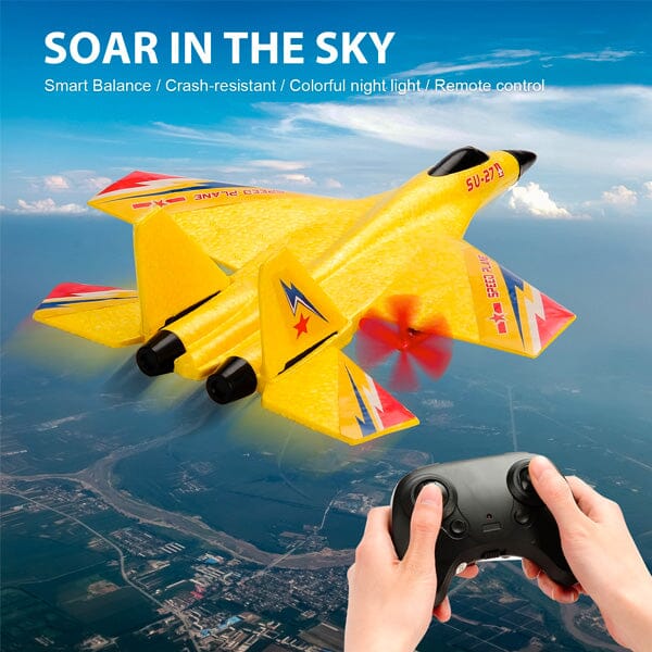 TopWinger: Remote Controlled Plane w/ Lights | Ships Assorted - Image 3