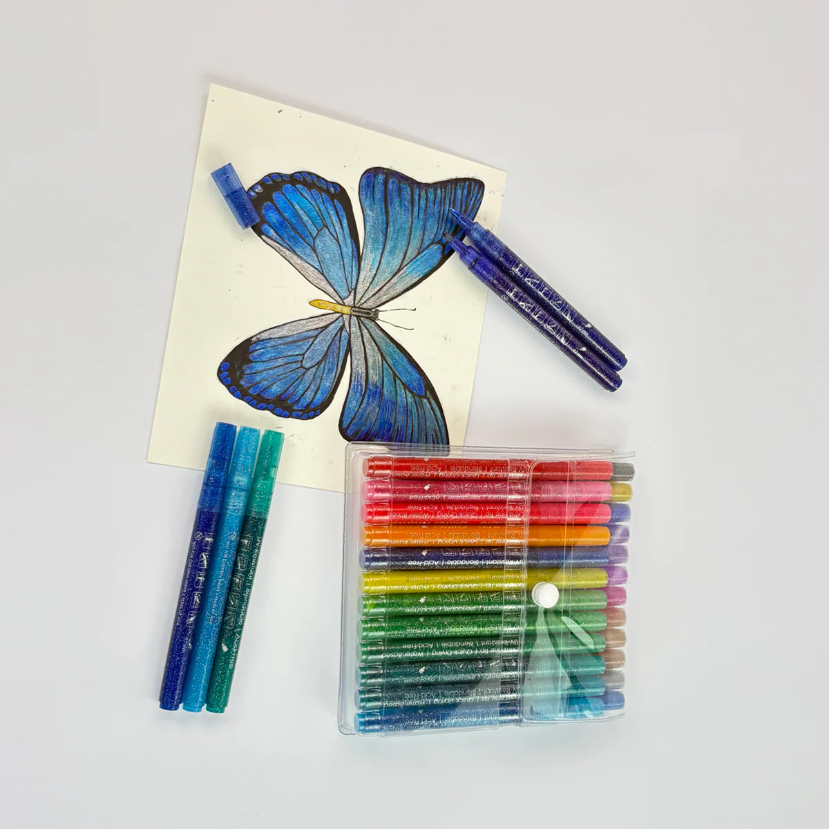 TouchHero - Glitter Pen Markers - 12pk - Image 4