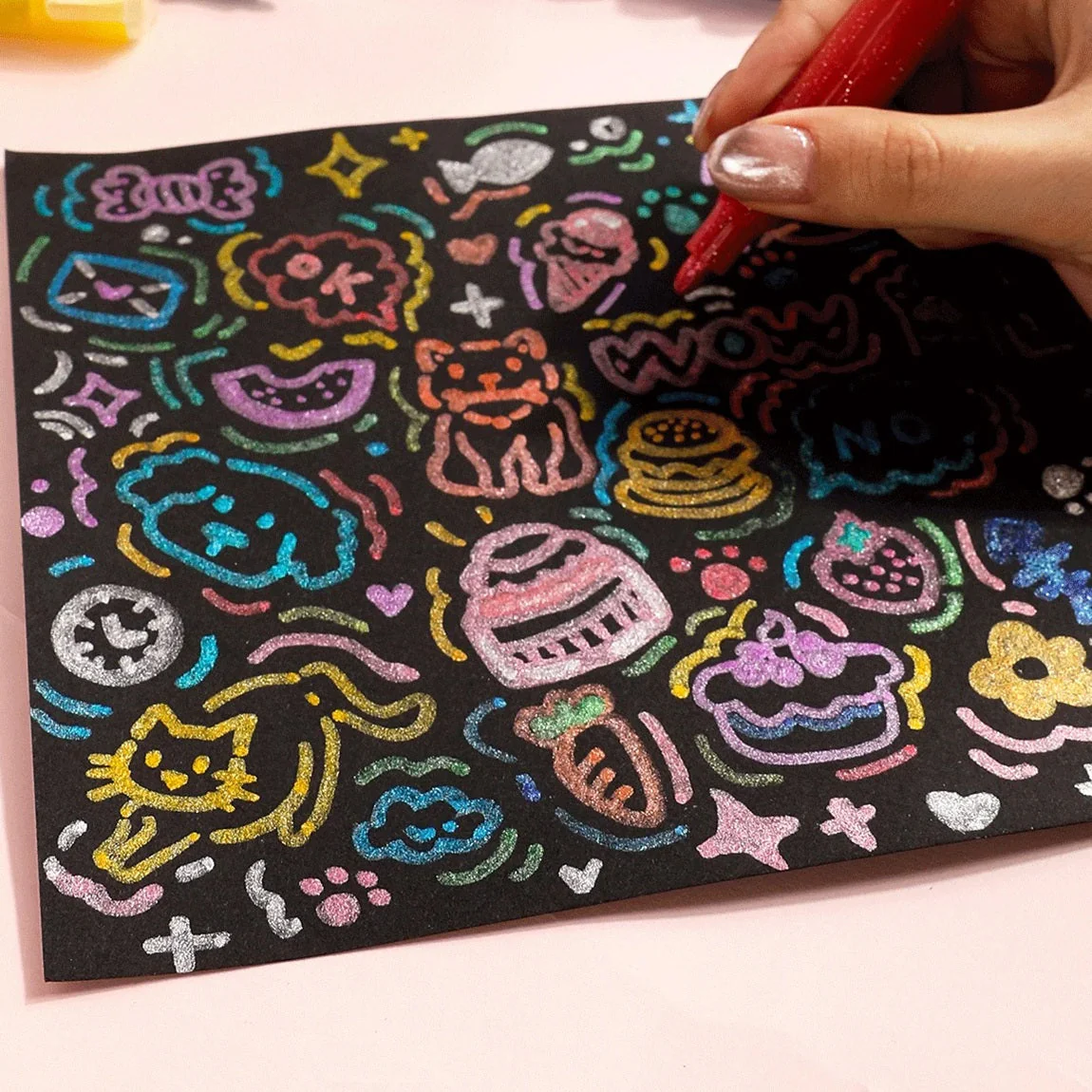TouchHero - Glitter Pen Markers - 12pk - Image 6