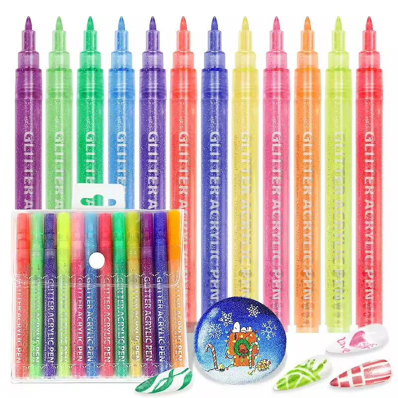 TouchHero - Glitter Pen Markers - 12pk - Image 7