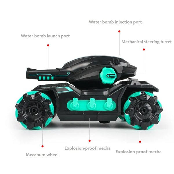Tough Trax Blast Tank: RC Tank w/ Gel Blaster - Image 10